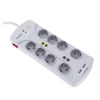 Surge Protector Power Strip for Germany Sockets with Smart USB Charging Ports